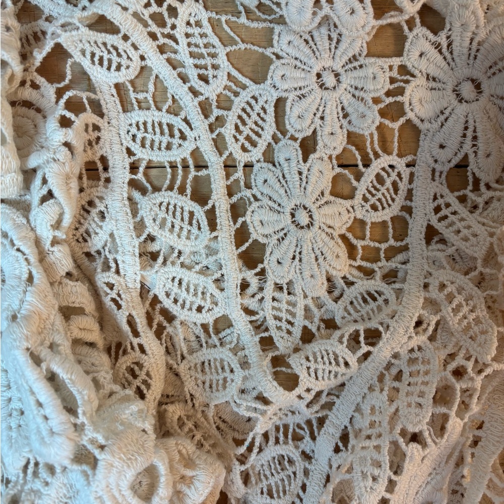 Floral Crochet Layering Top